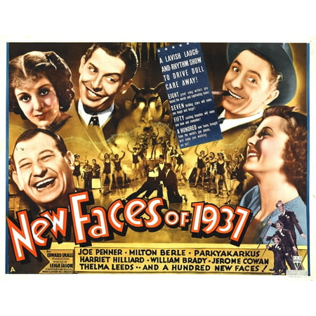 New Faces Of 1937 Rolled Canvas Art - (14 x 11)