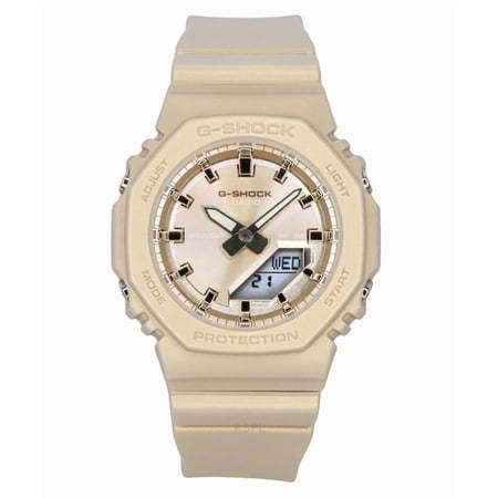 Casio G-Shock Analog Digital Bio-Based Resin Strap Rose Gold Dial Quartz GMA-P2100ST-9A 200M Women's Watch