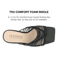 thumbnail image 6 of Journee Collection Womens Saskia Tru Comfort Foam Mid Heel Open Toe Pumps, 6 of 6