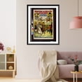 thumbnail image 3 of Historic Framed Print, Buffalo Bill's wild west and congress of rough riders of the world - 8, 17-7/8" x 21-7/8", 3 of 9