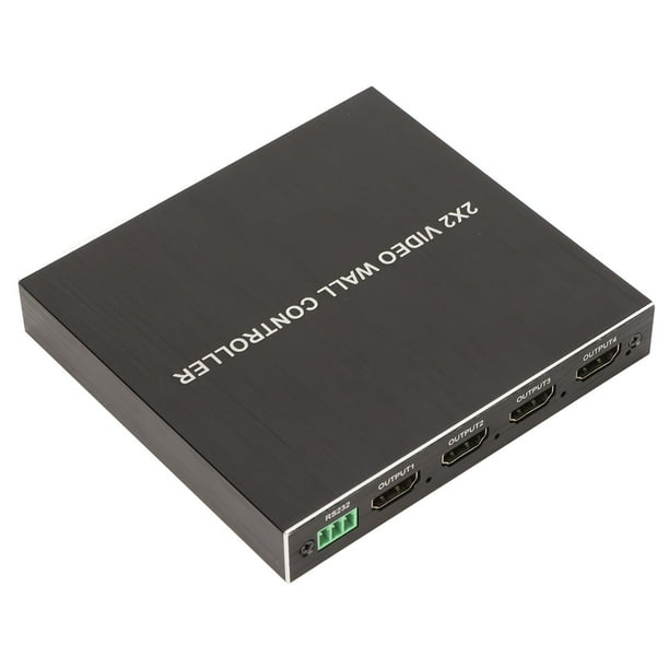 Controlador De Video De Pared De TV, Giratoria De 180 Grados, Procesador De Visualización De Empalme De Interfaz Multimedia HD, Remoto IR Con Remoto 100-240V