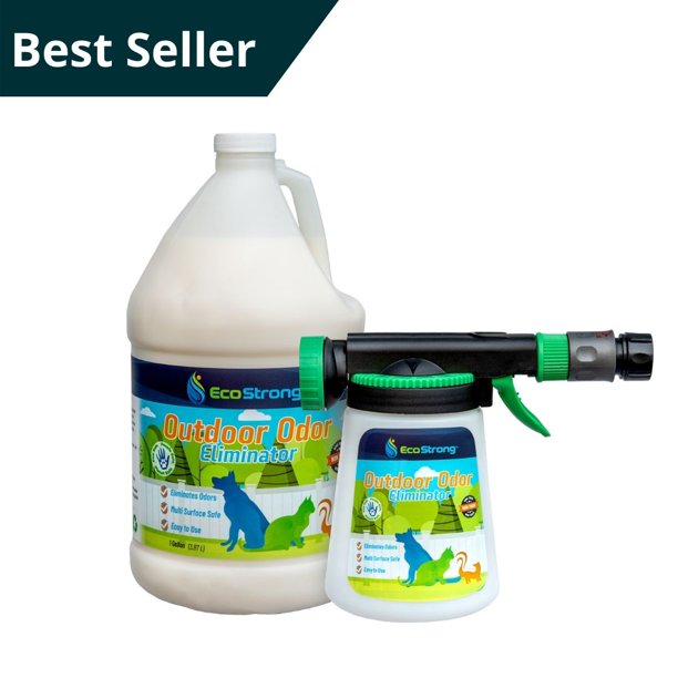 Outdoor Odor Eliminator Dog Urine and Cat Enzyme Cleaner for Yard, Turf, Kennels and Decks (1