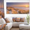 thumbnail image 1 of Sunset on Texel Island Beach - Modern Seashore Canvas Wall Art, 1 of 3
