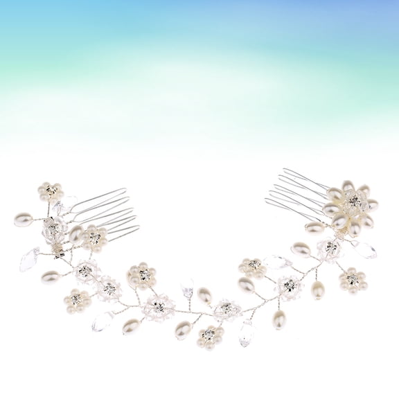 TEHAUX Wedding Hair Comb Alloy Elegant Bridal Hair Accessory for Women Weddings 1 Piece