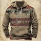 thumbnail image 4 of Sudadera con capucha y estampado vintage para hombre, estilo étnico, para otoño e invierno, ropa informal de gran tamaño para hombre, jersey de calle diario, 4 of 5