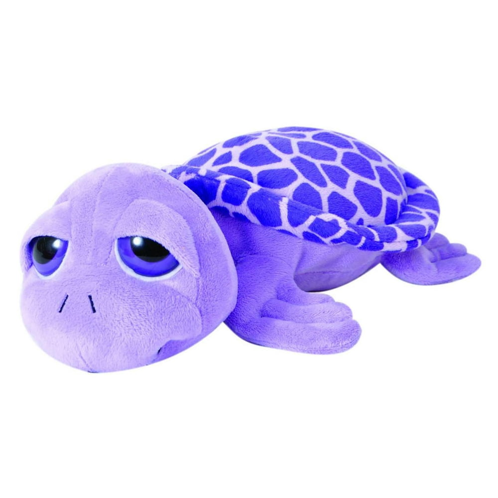 Bright Eyes Purple Turtle 8 inch Stuffed Animal by The Petting Zoo