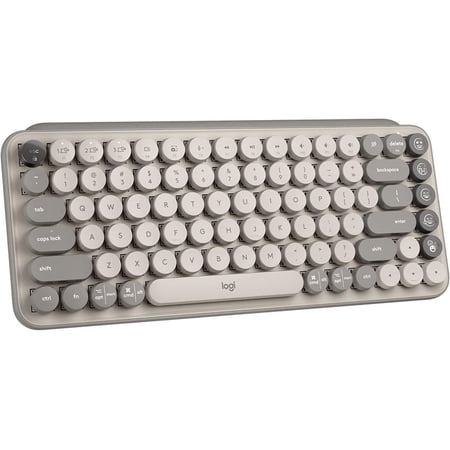 UPC: 0097855179395 | Logitech POP Keys Mechanical Wireless Keyboard with Customizable Emoji Keys  Durable Compact Design  Bluetooth or USB Connectivity  Multi-Device  OS Compatible – Mist