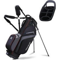 MAZEL 6-Way Golf Stand Bag for Men and Women, Lightweight Golf Bag with Stand,Dual Strap,Dust Cover