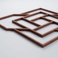 thumbnail image 5 of Ekena Millwork 7 3/8"W x 7 3/8"H x 1/4"T Extra Small Loveland Decorative Fretwork Wood Wall Panels, Walnut, 5 of 18