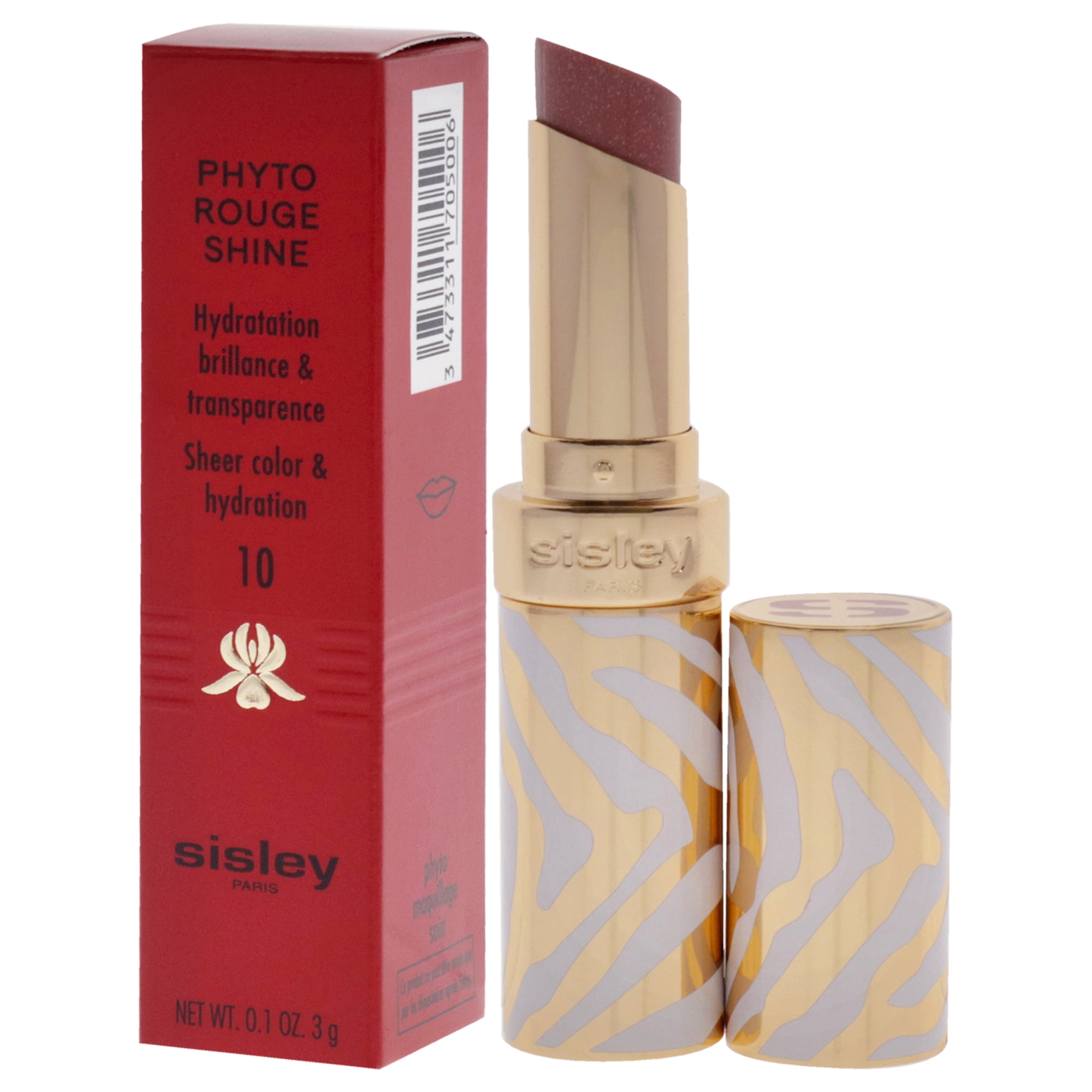 【新品】sisley Phyto Rouge Shine 口紅10シアーヌード Sisley Phyto-Rouge Shine Lipstick - 10 Sheer Nude , 0.1 oz