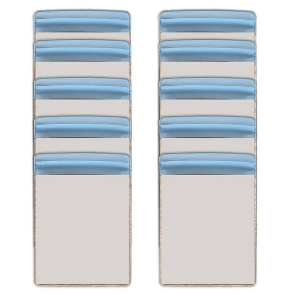 Jesscasday 10Pieces Card Bag 3x4.7Inch Resealable Clear PVC Bag Photo Card Organizers Bag