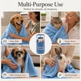 thumbnail image 4 of Dan River Dog Towel pack of 1 Soft Absorbent and Fast Drying Cotton Pet Towel - Riviera, 20x40 in, 4 of 10
