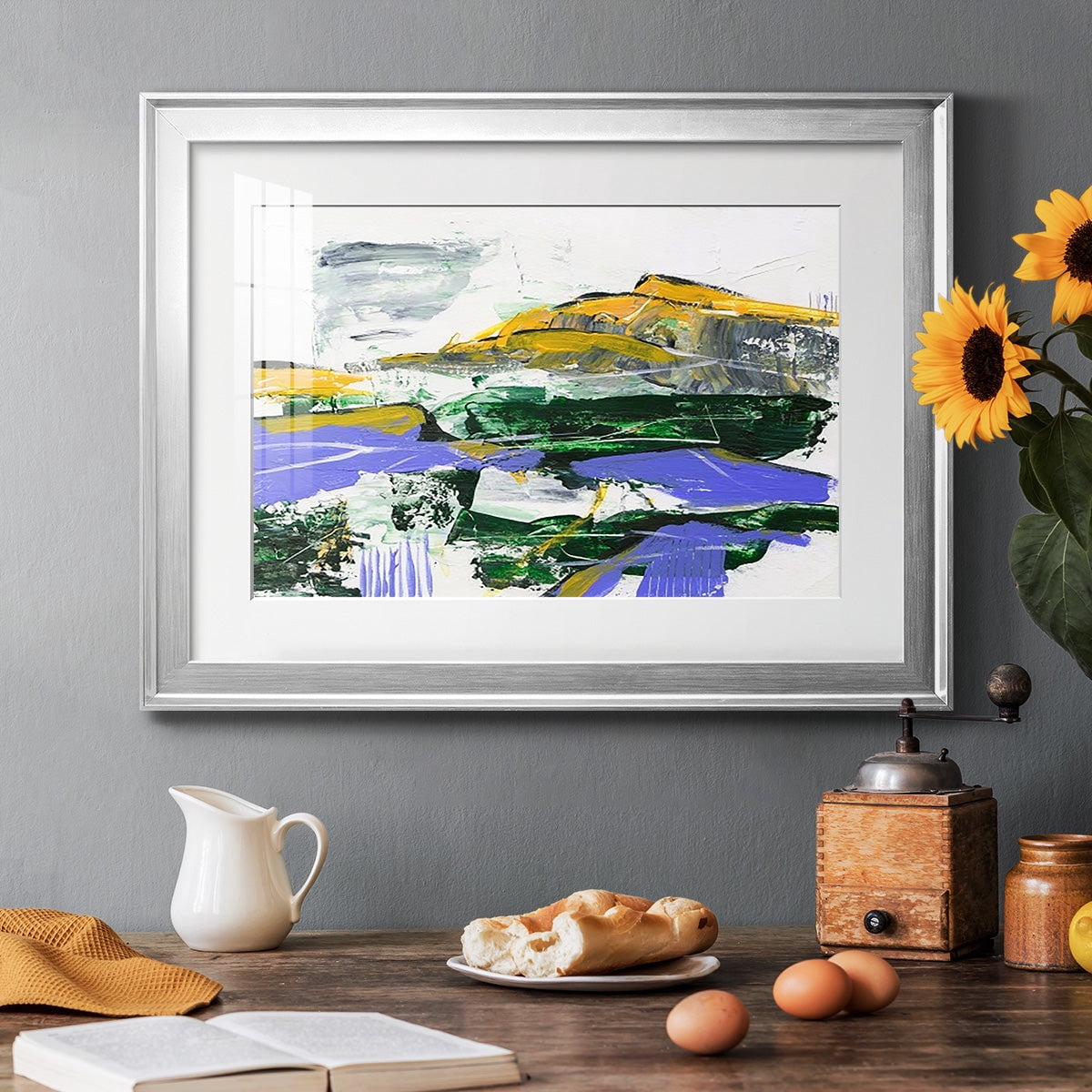 Silent Mountain VI Premium Framed Print - Ready to Hang