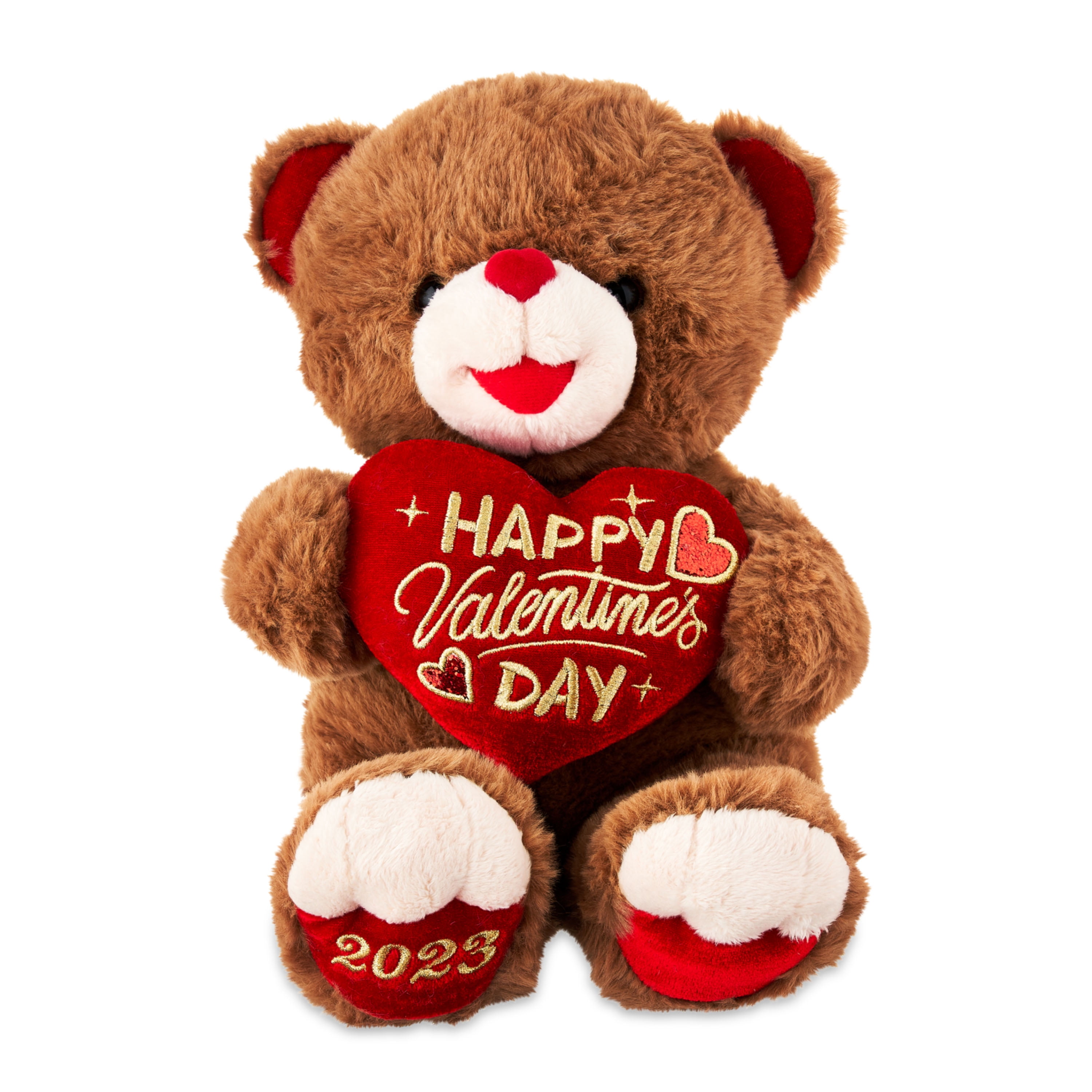 Way to Celebrate! Valentine’s Day 10in Sweetheart Teddy Bear 2023, Brown