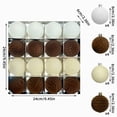 thumbnail image 3 of 16 Pcs Velvet Christmas Ornaments Balls 2.36 Inch Flocked Christmas Tree Ball Hanging Ornaments Velvet Xmas Baubles for Xmas Party Wedding Home Decor, 3 of 8