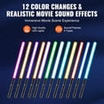 thumbnail image 4 of KFFKFF Épée Lumineuse, Épée Lumineuse de 38 Pouces avec 12 Couleurs RVB, Son Effets et Poignée Réaliste, Jouet d'Épée Lumineuse Rechargeable pour Adultes et Enfants, Jour de Noël, 4 of 9