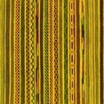 thumbnail image 1 of Ahgly Company Indoor Square Southwestern Yellow Country Area Rugs, 3' Square, 1 of 4