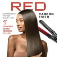 thumbnail image 4 of Red by Kiss 1" Designer Series Ceramic Styler Flat Iron &acirc; 450&Acirc;&deg;F Max Heat, Variable Heat Control, 1 Inch Flat Iron for Soft & Silky, 4 of 7