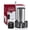 SS Non-quantitative, variant on Vinflow Electric Wine Aerator decanter,Rechargeable electric wine decanter with Pourer,Measured Wine Aerator Pourer Spout with Base & Hold-to-Pour Modes for Wine Lovers
