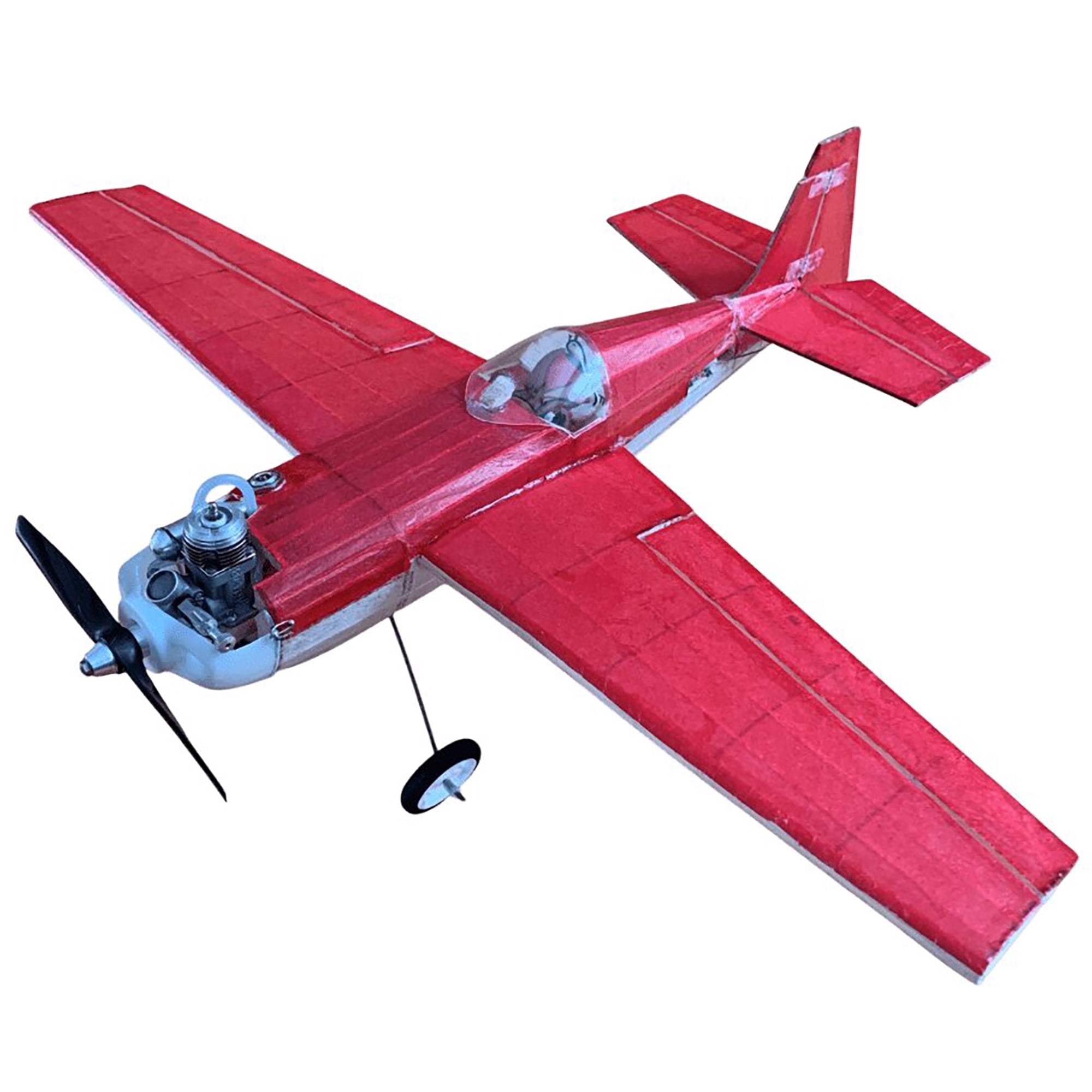 Guillow's: Flying Model Kit - Edge 540 - 20" Wingspan, Classic Balsa Wood, DIY Build-By-Number Plane Building, Laser-Cut Parts, Hobby Collectible, 703