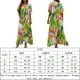 thumbnail image 2 of Vestido Largo De Moda Vestido diario para mujer Cintura suelta Estilo bohemio Traje diario informal (Verde S) Ygjytge para Mujer Verde T XXL, 2 of 7