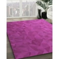 thumbnail image 3 of Ahgly Company Machine Washable Indoor Rectangle Transitional Deep Pink Area Rugs, 4' x 6', 3 of 7