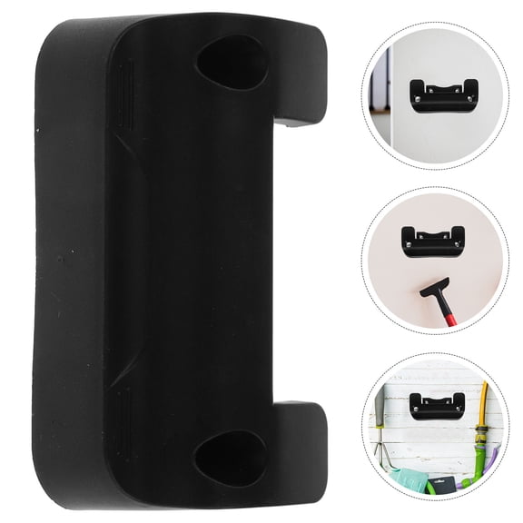 MLINS Garden Hose Holder Hook Made of Durable Plastic for Wall Mounting Black