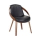 thumbnail image 1 of SILLA VÁSTEN PU NEGRO NOGAL, 1 of 4