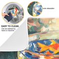 thumbnail image 2 of Yayeee Dish Drying Mat for Kitchen Counter 16"x18" Microfiber Absorbent Pad, Colorful Goldfish, 2 of 7