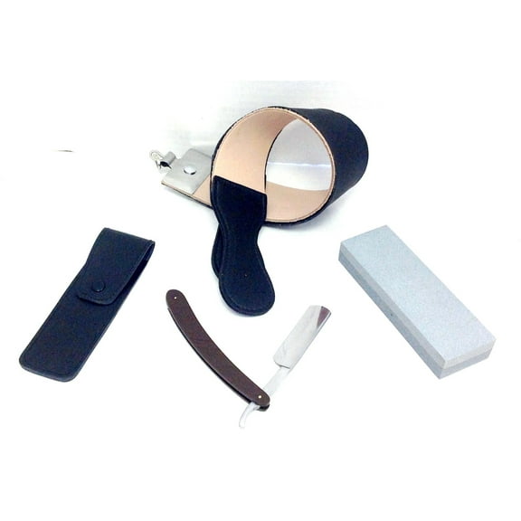 GBS 4 pc Straight Razor Shaving Kit