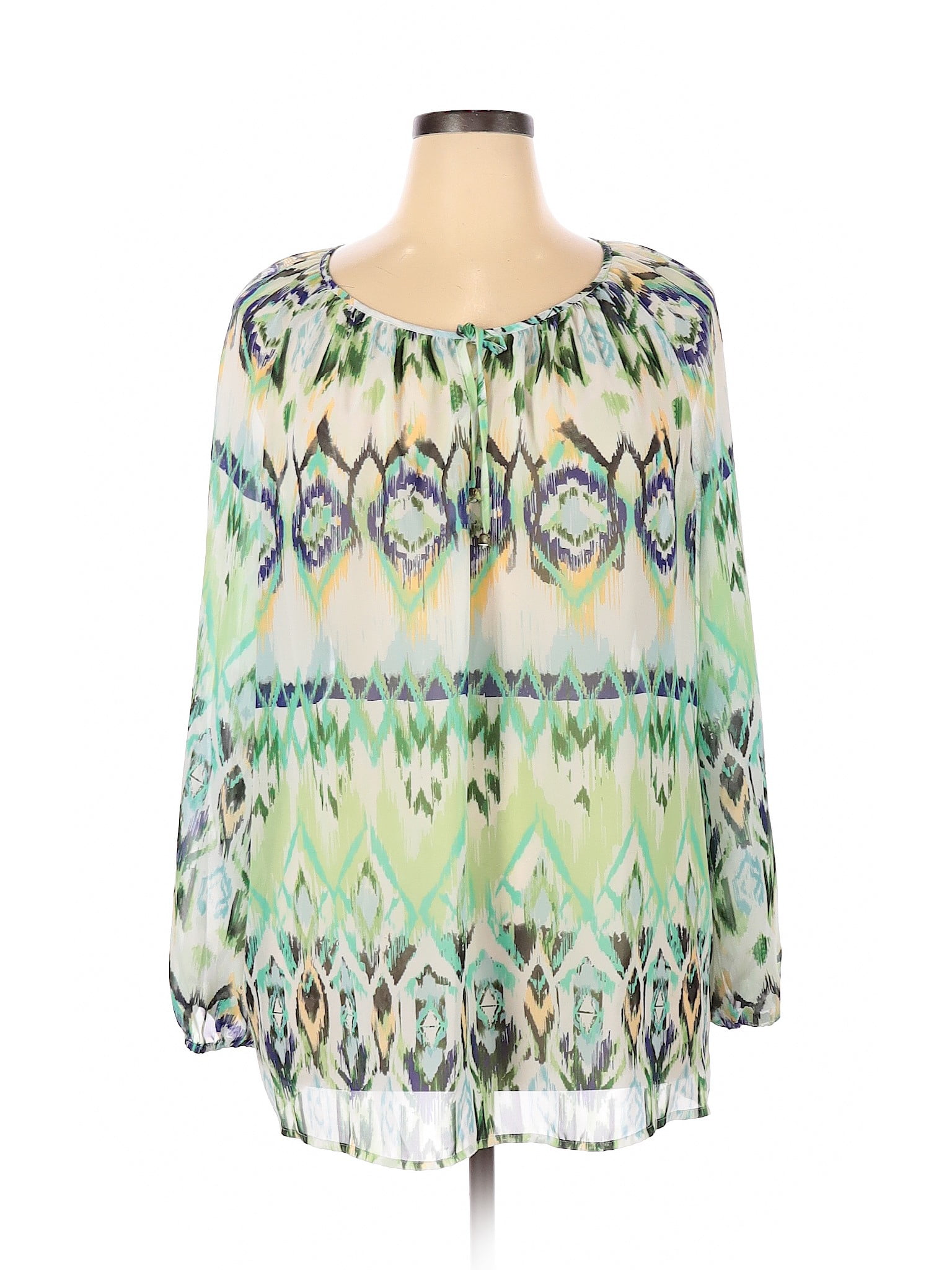 Fred David PreOwned Fred David Women's Size 1X Plus Long Sleeve