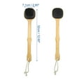 thumbnail image 2 of 1Pc Back Scrubber for Shower Bath Silicone Body Brush with Long Handle for Skin Exfoliating Black, 2 of 7