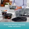 thumbnail image 4 of Juego de 42 recipientes Rubbermaid EasyFindLids para almacenamiento de alimentos, 4 of 7