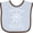 Blue and Chocolate, variant on Inktastic Cape May New Jersey Boys or Girls Baby Bib