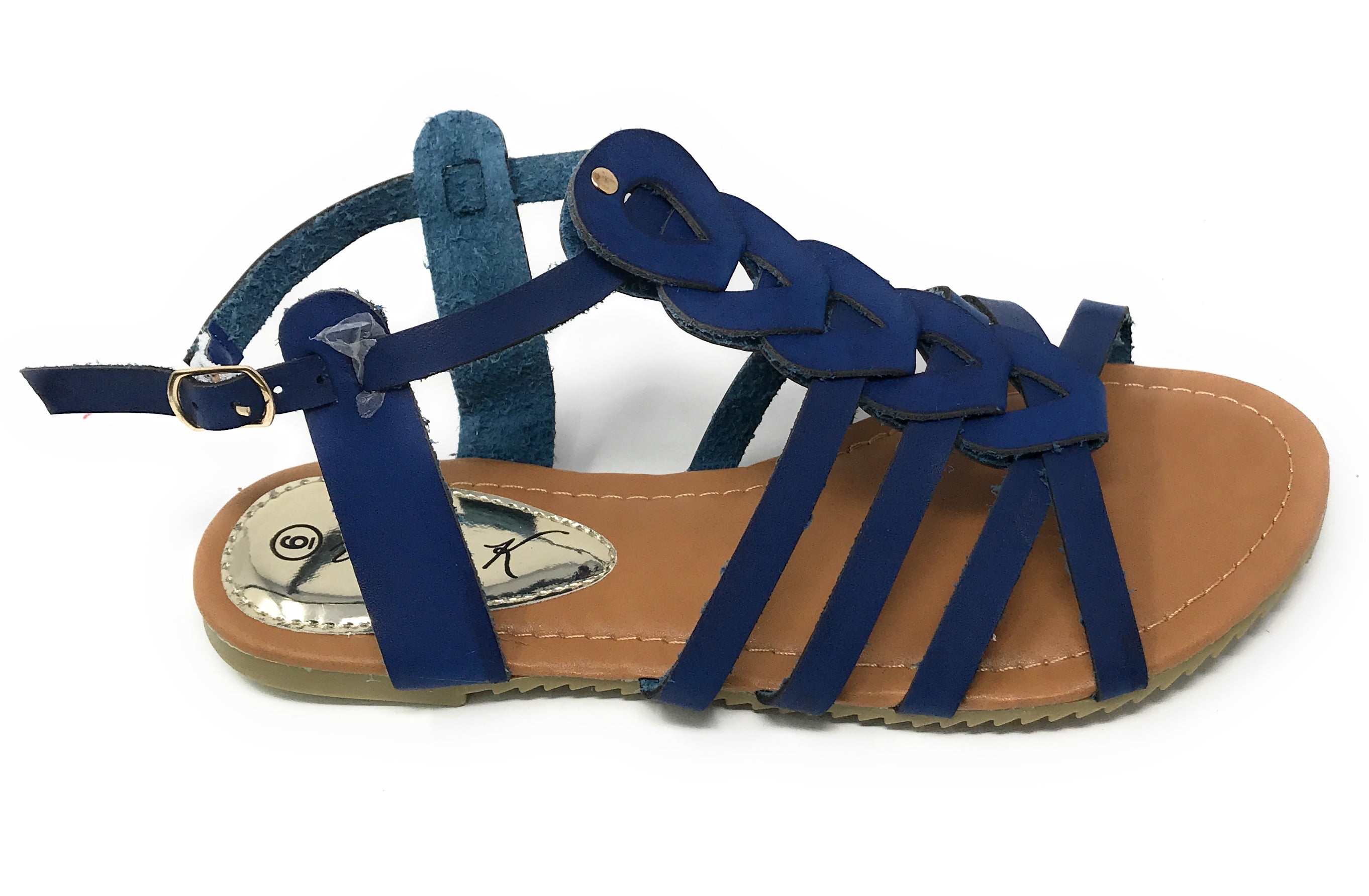 Victoria K Women's Gladiator Multi Loops Braid Sandals