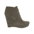 thumbnail image 2 of GBG Los Angeles Womens Aheela Faux Suede Ankle Wedge Boots, 2 of 3