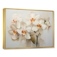 thumbnail image 2 of Designart "Tranquil Beige Orchids II" Orchids Floater Framed Canvas Wall Art, 2 of 5