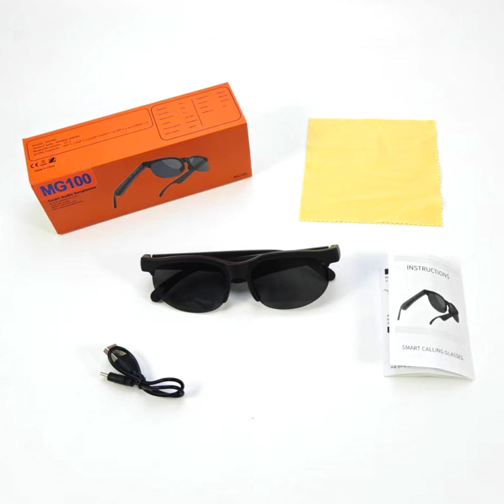 MG100 Bluetooth Smart Sun Glasses Bluetooth 5.3 Blocks UVA/UVB Rays