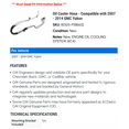 thumbnail image 2 of Oil Cooler Hose - Compatible with 2007 - 2014 GMC Yukon 2008 2009 2010 2011 2012 2013, 2 of 2