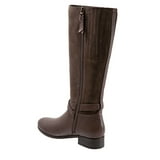 Trotters Women's Larkin Knee High Boot - Soft Leather Riding Boot With Decorative Buckles