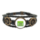 thumbnail image 1 of Día Internacional de los Impedidos Pulsera marina tejida en cuero, 1 of 4