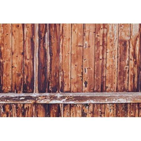 Canvas Print Wood Wooden Wall Planks Boards Texture Wall Fence Stretched Canvas 10 x