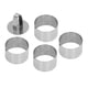 thumbnail image 4 of Anillos para Muffins Anillos de Crumpet de Acero Inoxidable Molde de Anillo de Pastelería de Metal para Postres Herramienta para Hacer Alimentos Resistencia a Altas ANGGREK  Otros, 4 of 8