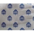 thumbnail image 4 of oneOone Georgette Viscose Medium Blue Fabric Block Fabric For Sewing Printed Craft Fabric By The Yard 42 Inch Wide, 4 of 4