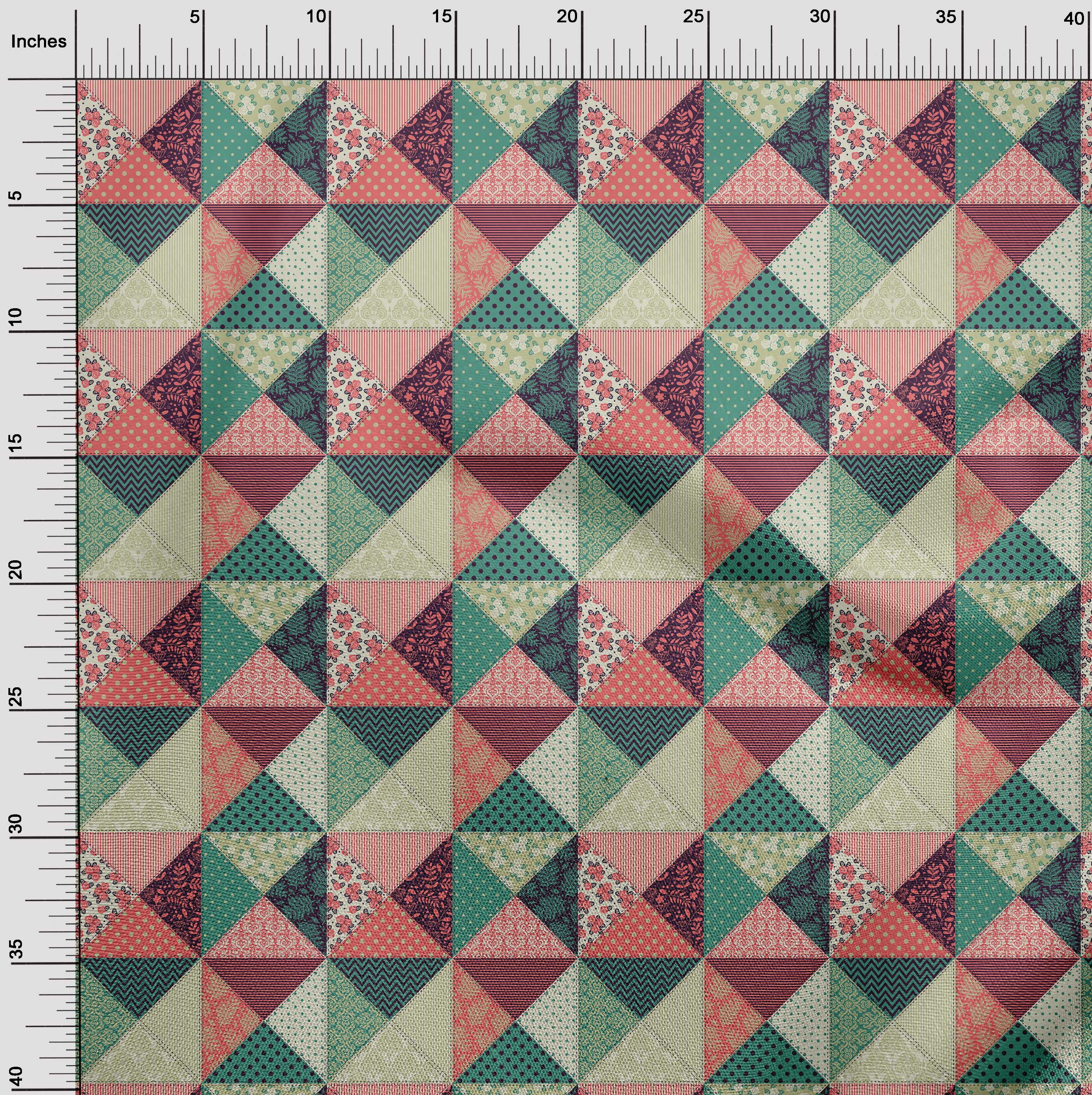 oneOone Cotton Jersey Orange Fabric Quilt Patchwork Fabric For Sewing Printed Craft Fabric By The Yard 58 Inch Wide