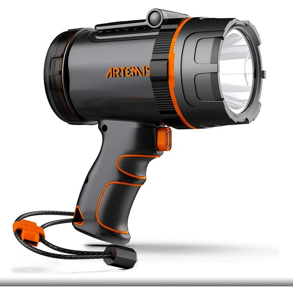 Goodsmann 1000 Lumen LED Rechargeable Spotlight Waterproof with Whistle for Work and Outdoor