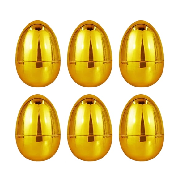 Easter Decor Clearance! Plastic Empty Easter Eggs Fillable Surprise Empty Eggs for Easter Eggs Game Easter Basket Stufferss