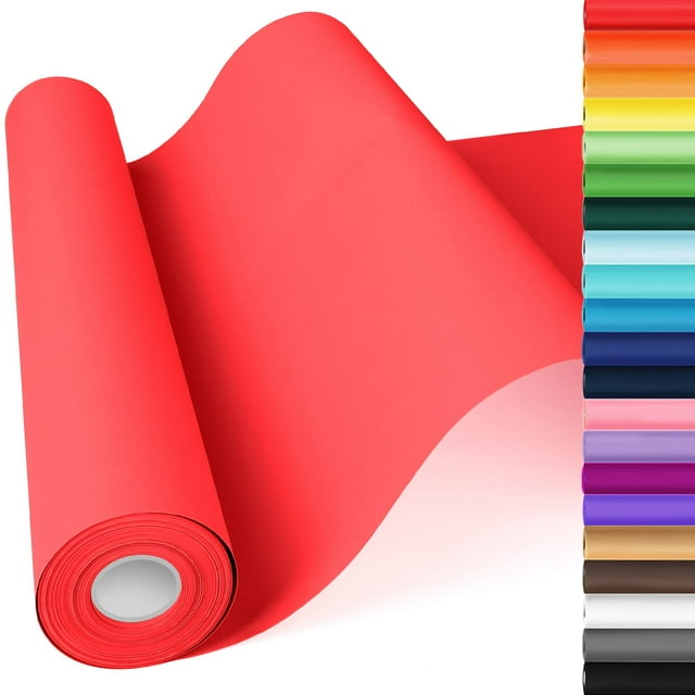 Papel de regalo Donyang rojo 38x2740 cm (8 m) para Navidad
