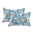 thumbnail image 2 of Animal Pattern Pillowcase Queen Size 30''x20'' Satin Double-Sided Print Soft Wrinkle Resistant, 2 of 9