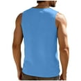 thumbnail image 4 of DxhmoneyHX Mens Tank Tops Wicking Muscle Blouse Summer V Neck Sleeveless Half Button Shirts Loose Gym Workout Athletic Tees, 4 of 9